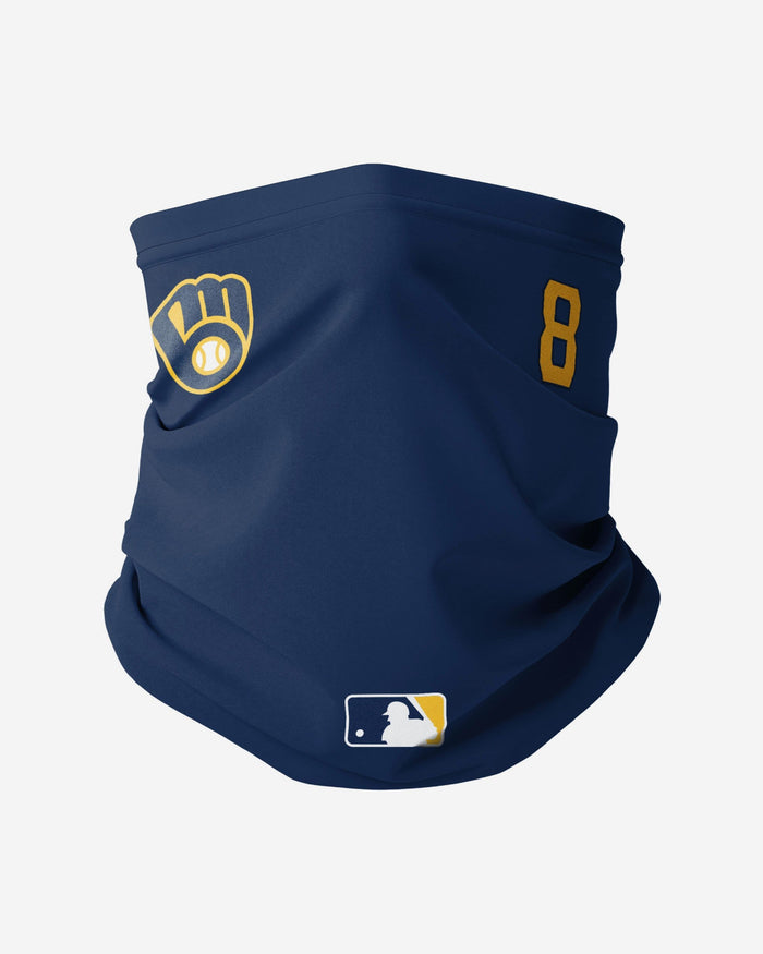 Ryan Braun Milwaukee Brewers On-Field Gameday Gaiter Scarf FOCO - FOCO.com