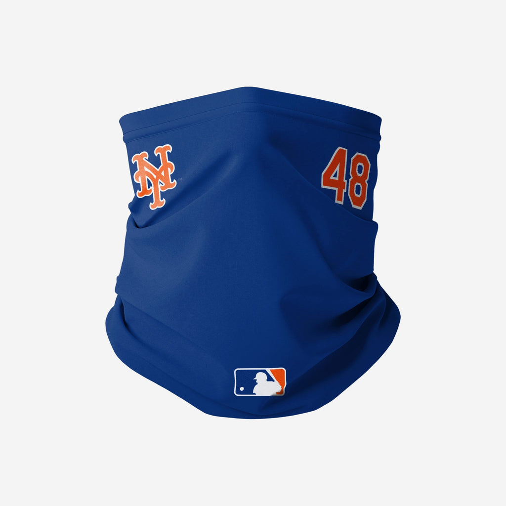 Jacob deGrom New York Mets On-Field Gameday Gaiter Scarf FOCO - FOCO.com