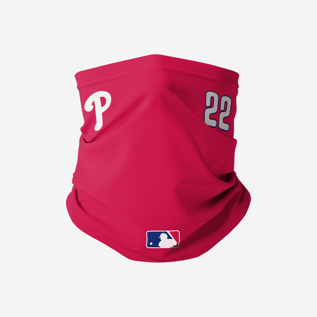 Andrew McCutchen Philadelphia Phillies On-Field Gameday Gaiter Scarf FOCO - FOCO.com