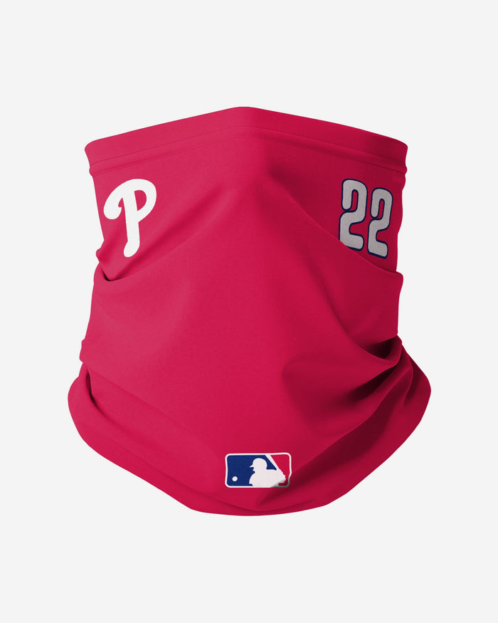 Andrew McCutchen Philadelphia Phillies On-Field Gameday Gaiter Scarf FOCO - FOCO.com