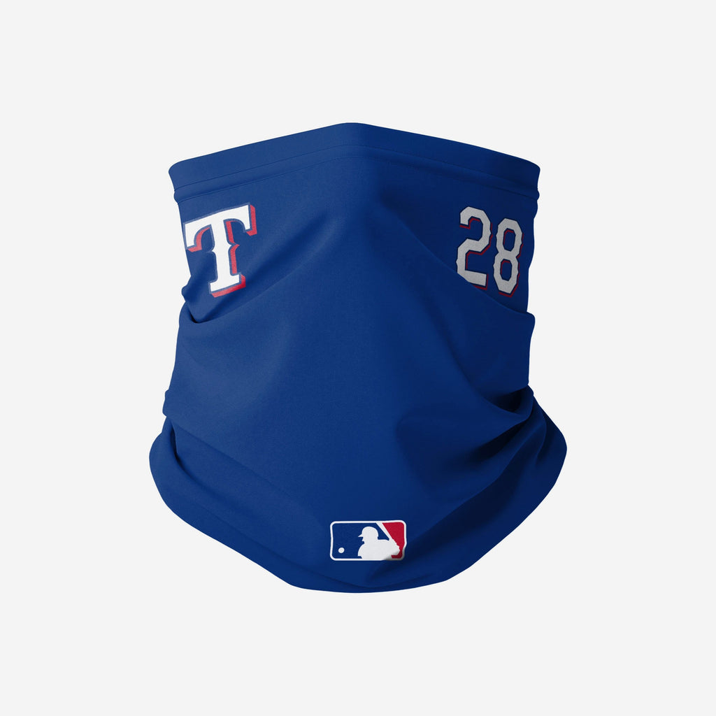 Corey Kluber Texas Rangers On-Field Gameday Gaiter Scarf FOCO - FOCO.com