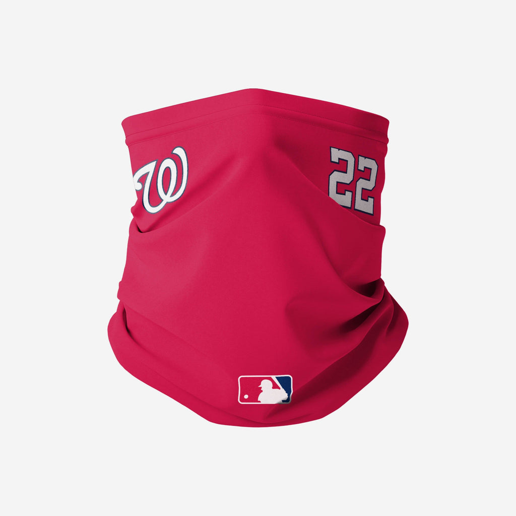 Juan Soto Washington Nationals On-Field Gameday Gaiter Scarf FOCO - FOCO.com