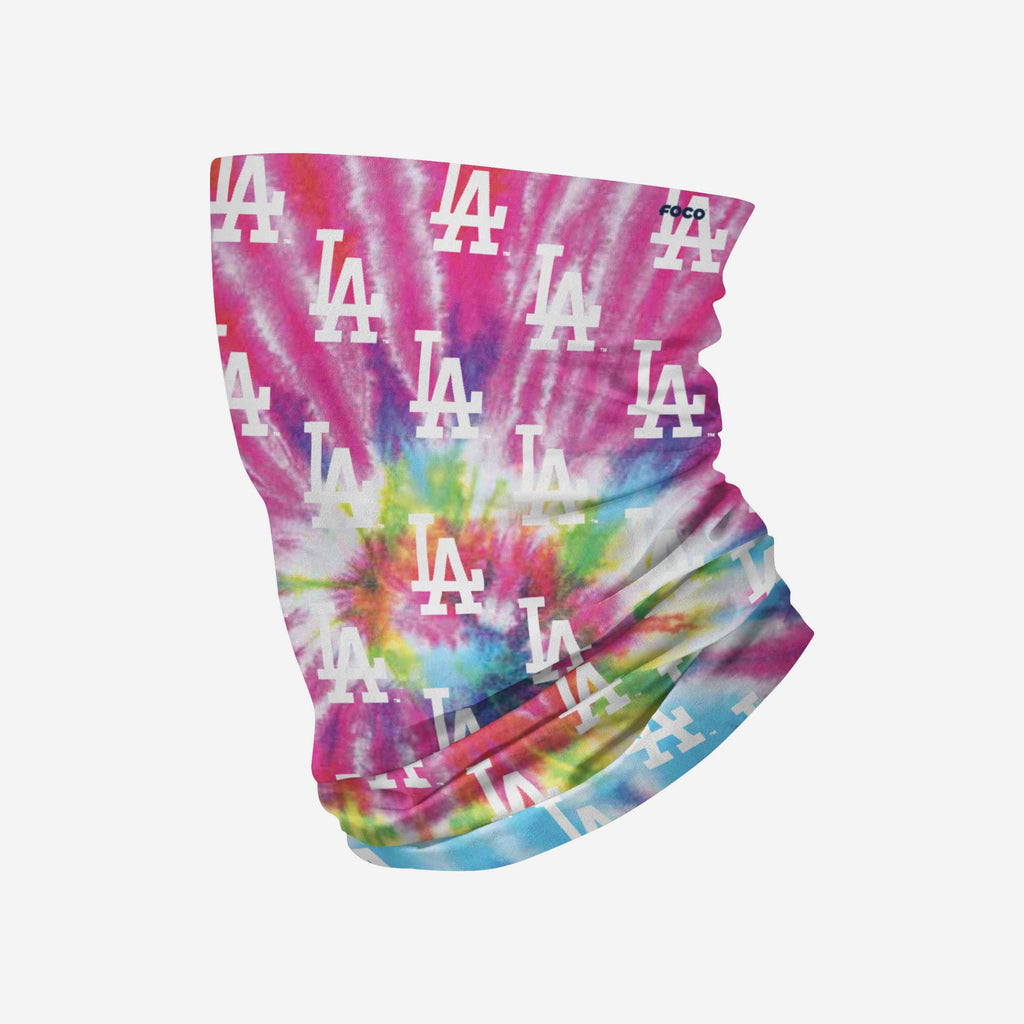 Los Angeles Dodgers Pastel Tie-Dye Gaiter Scarf FOCO - FOCO.com