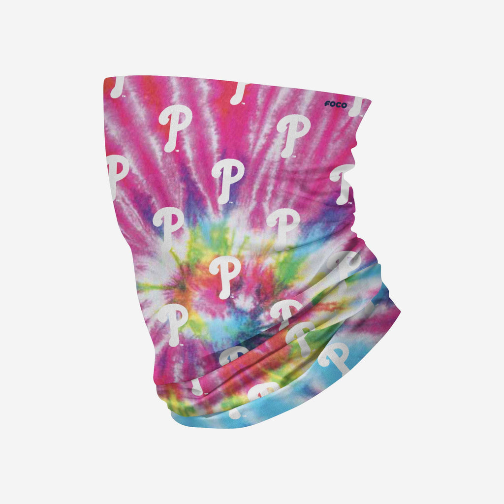 Philadelphia Phillies Pastel Tie-Dye Gaiter Scarf FOCO - FOCO.com