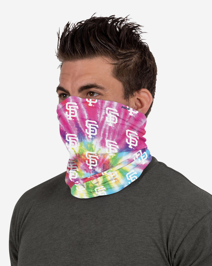 San Francisco Giants Pastel Tie-Dye Gaiter Scarf FOCO - FOCO.com