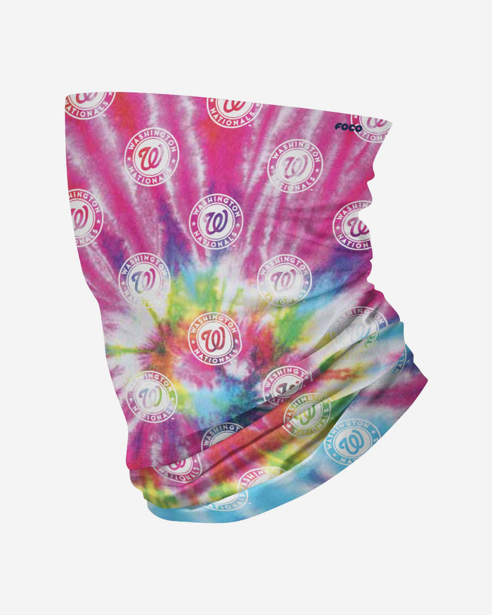 Washington Nationals Pastel Tie-Dye Gaiter Scarf FOCO - FOCO.com