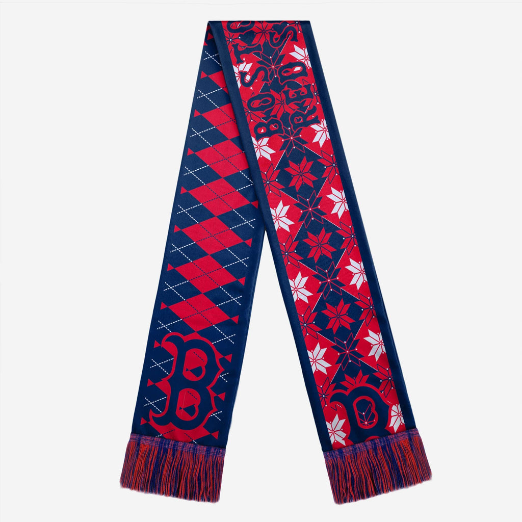 Boston Red Sox Reversible Ugly Scarf FOCO - FOCO.com