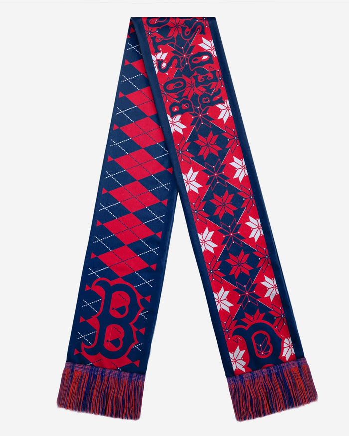 Boston Red Sox Reversible Ugly Scarf FOCO - FOCO.com