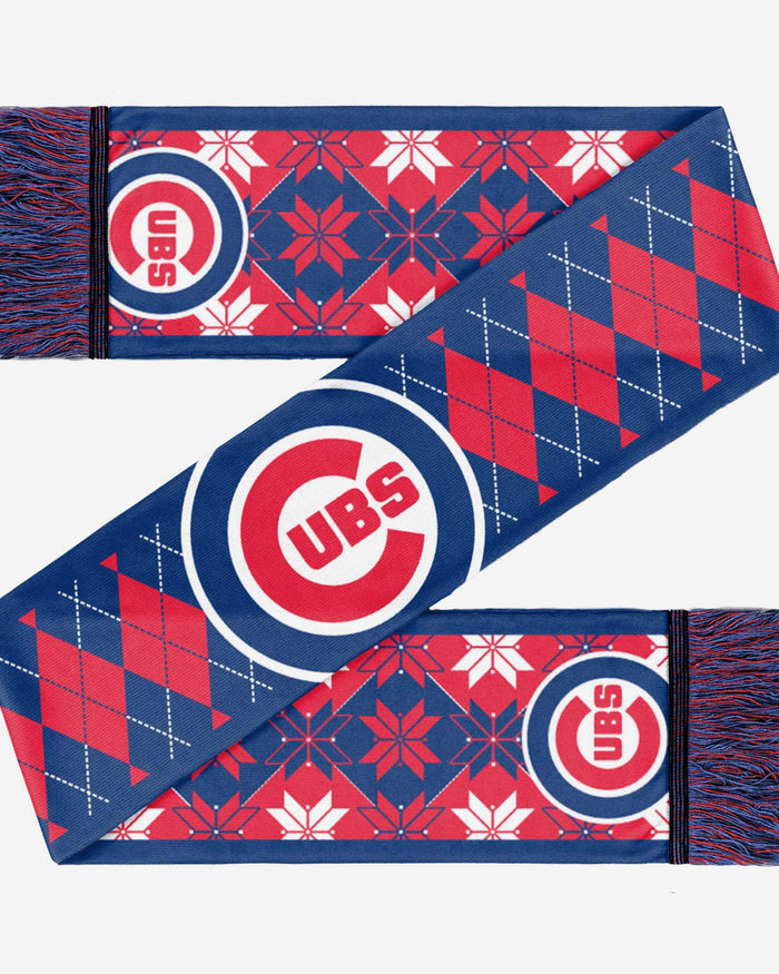 Chicago Cubs Reversible Ugly Scarf FOCO - FOCO.com