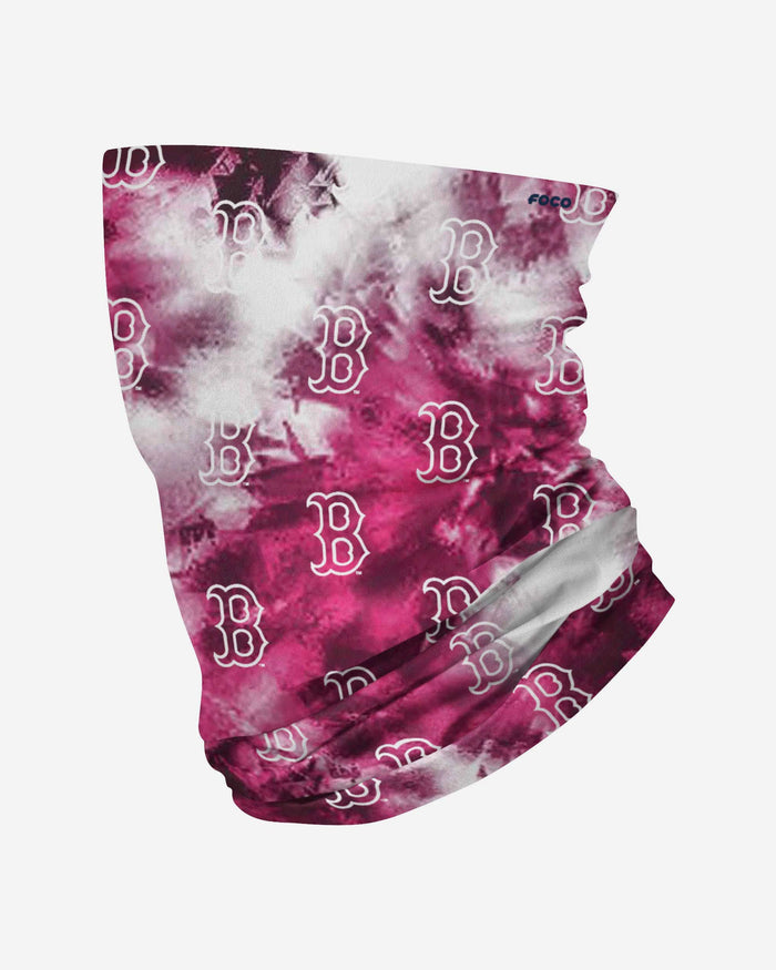 Boston Red Sox Pink Tie-Dye Gaiter Scarf FOCO - FOCO.com