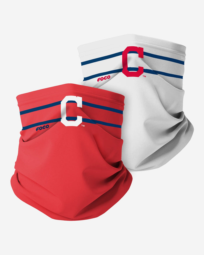 Cleveland Guardians Stitched 2 Pack Gaiter Scarf FOCO - FOCO.com