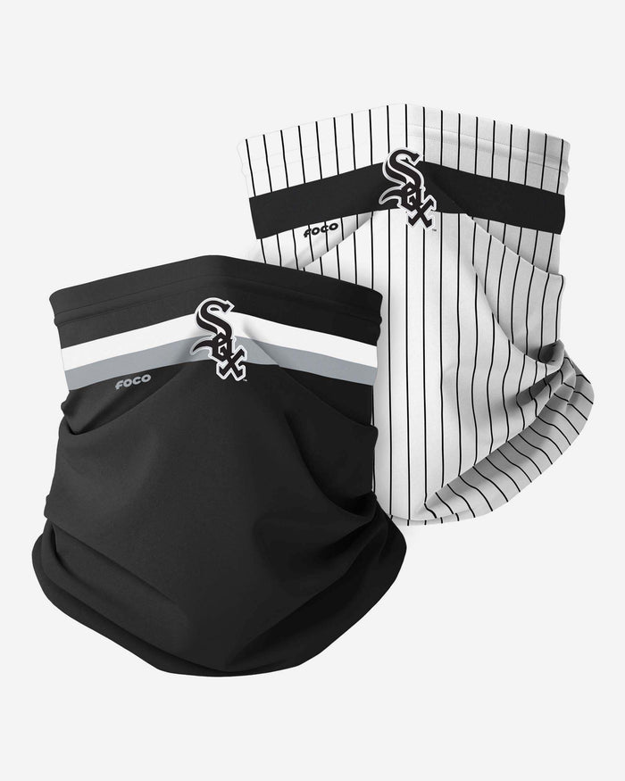 Chicago White Sox Stitched 2 Pack Gaiter Scarf FOCO - FOCO.com