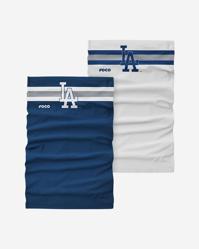 Los Angeles Dodgers Stitched 2 Pack Gaiter Scarf FOCO - FOCO.com