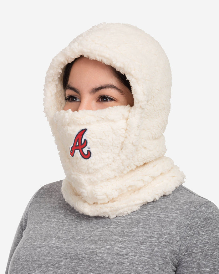 Atlanta Braves Sherpa Hooded Gaiter FOCO - FOCO.com