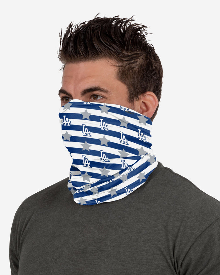 Los Angeles Dodgers Stars & Stripes Gaiter Scarf FOCO - FOCO.com