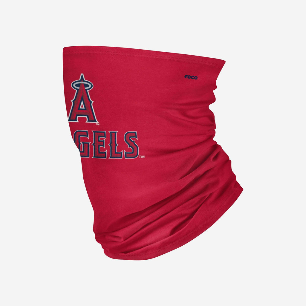 Los Angeles Angels Team Logo Stitched Gaiter Scarf FOCO - FOCO.com