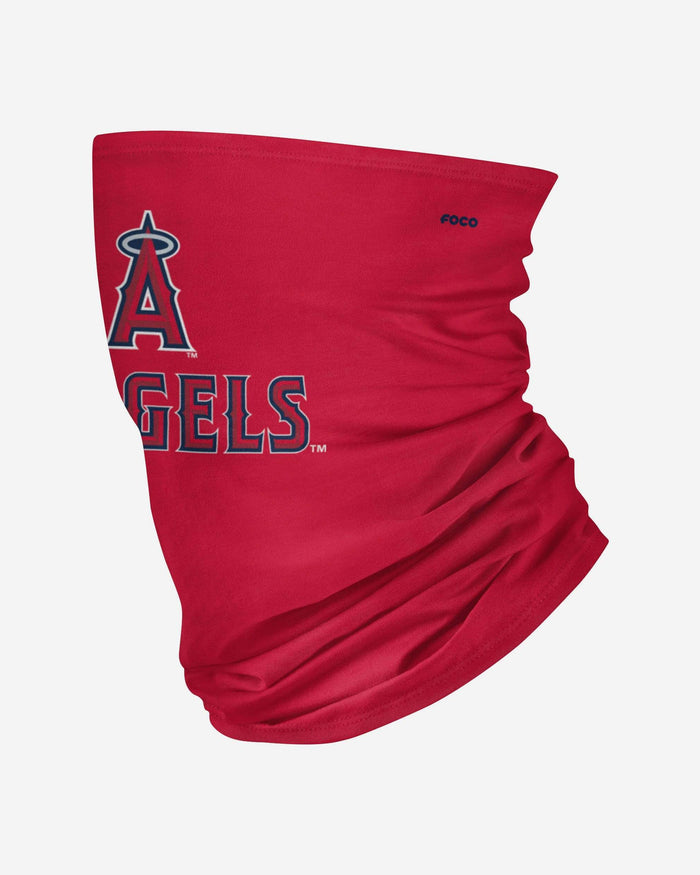 Los Angeles Angels Team Logo Stitched Gaiter Scarf FOCO - FOCO.com