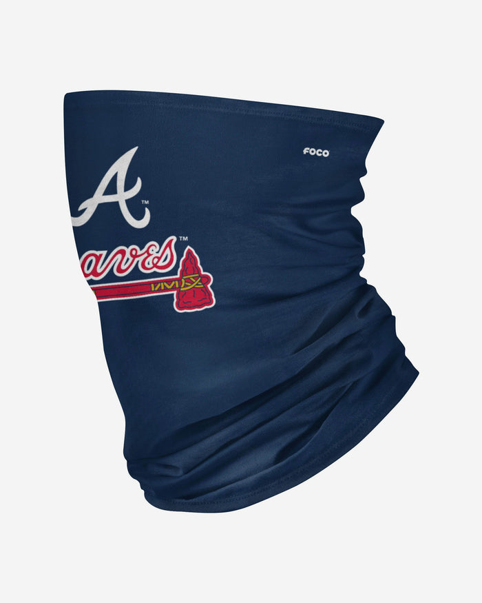 Atlanta Braves Team Logo Stitched Gaiter Scarf FOCO - FOCO.com