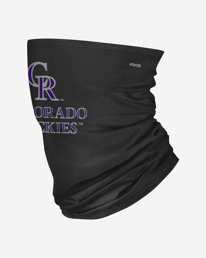 Colorado Rockies Team Logo Stitched Gaiter Scarf FOCO - FOCO.com