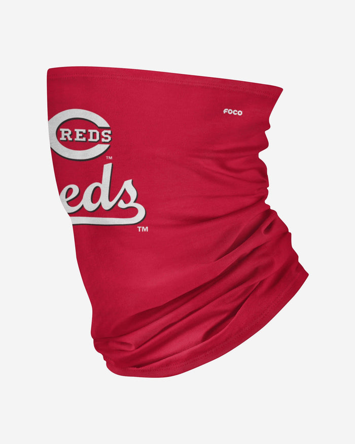 Cincinnati Reds Team Logo Stitched Gaiter Scarf FOCO - FOCO.com