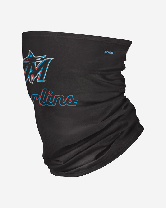 Miami Marlins Team Logo Stitched Gaiter Scarf FOCO - FOCO.com