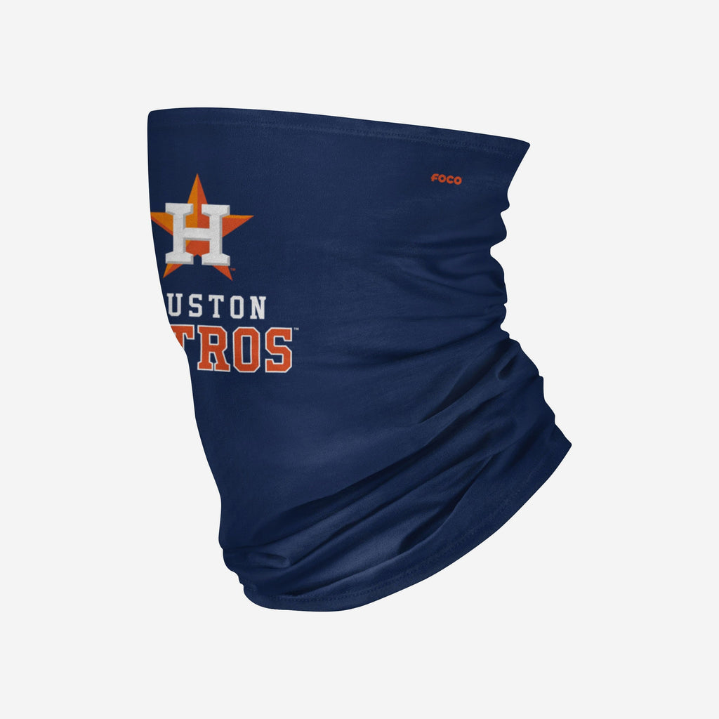 Houston Astros Team Logo Stitched Gaiter Scarf FOCO - FOCO.com