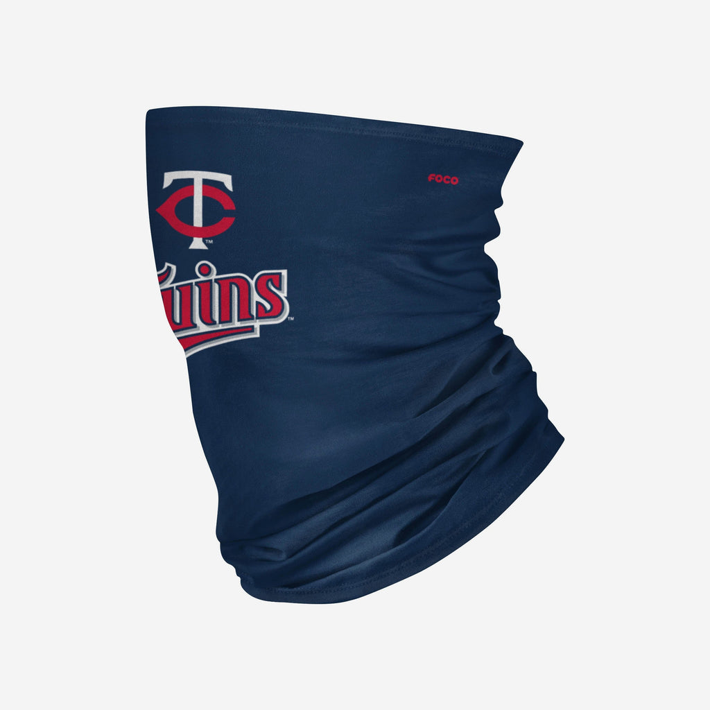 Minnesota Twins Team Logo Stitched Gaiter Scarf FOCO - FOCO.com