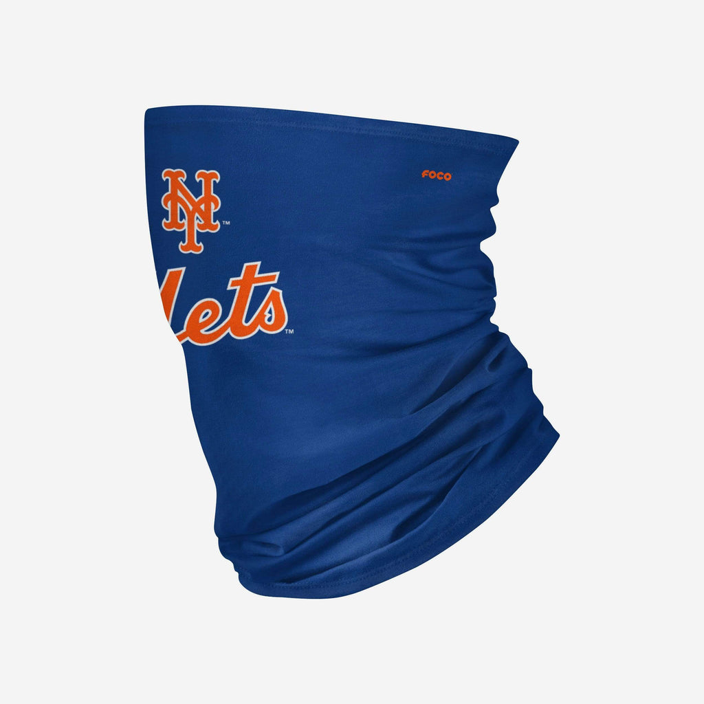 New York Mets Team Logo Stitched Gaiter Scarf FOCO - FOCO.com