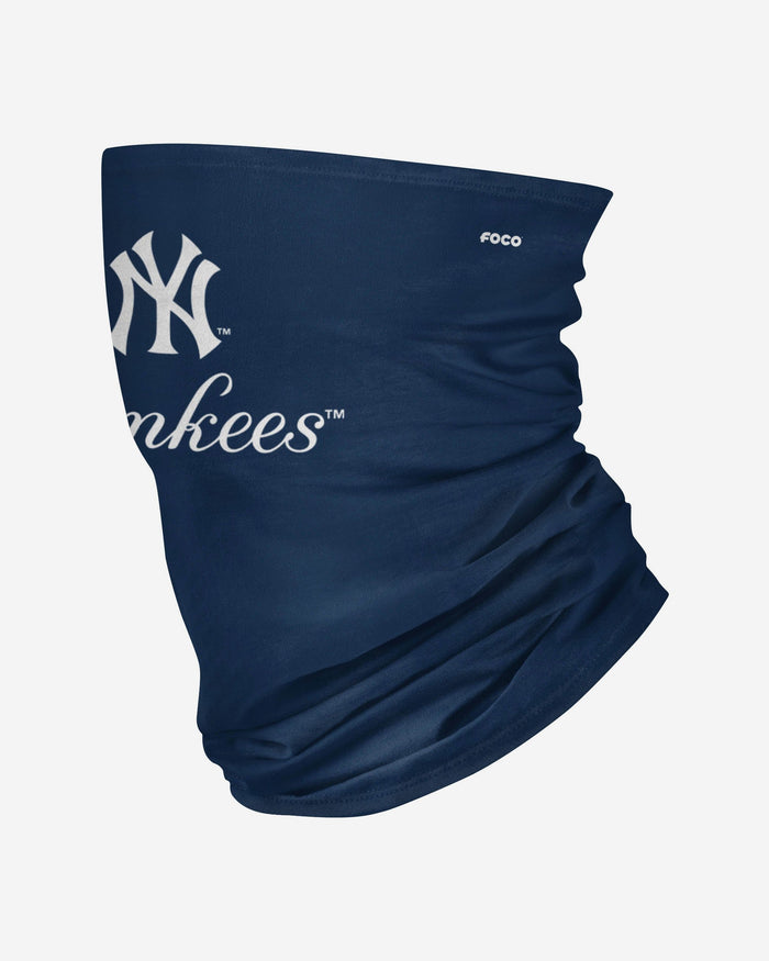 New York Yankees Team Logo Stitched Gaiter Scarf FOCO - FOCO.com