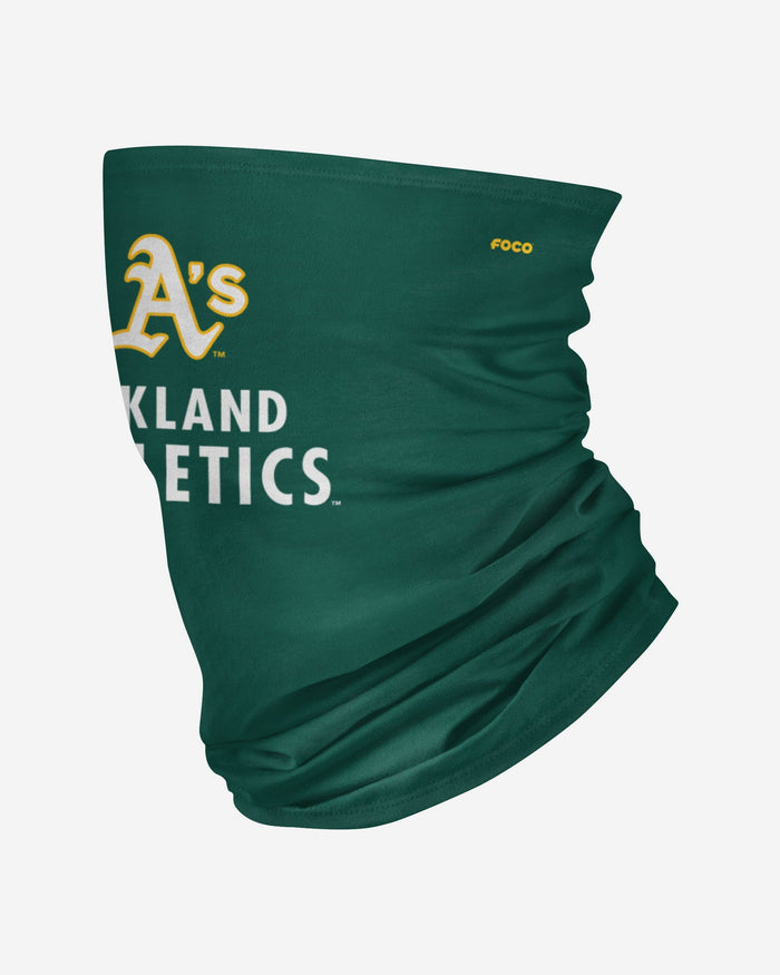 Oakland Athletics Team Logo Stitched Gaiter Scarf FOCO - FOCO.com