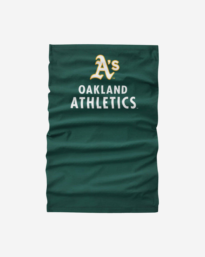 Oakland Athletics Team Logo Stitched Gaiter Scarf FOCO - FOCO.com