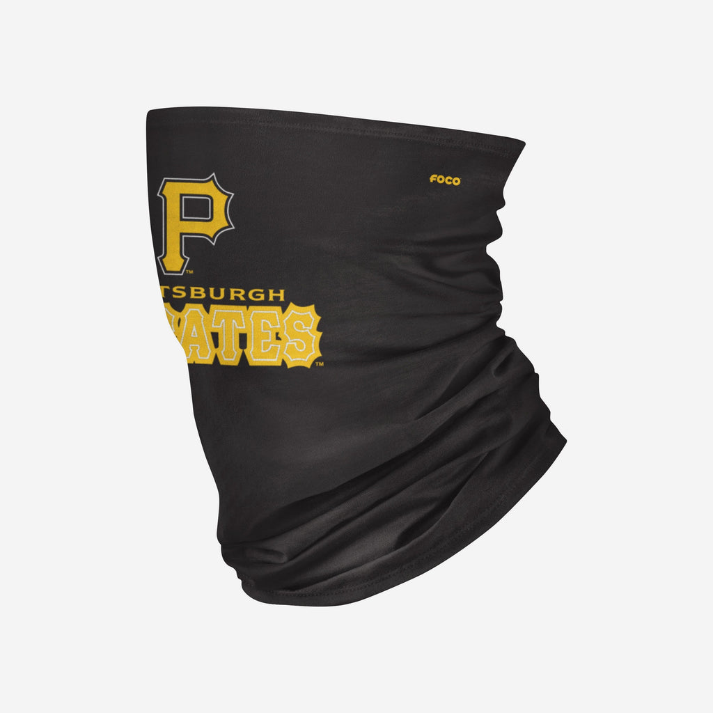 Pittsburgh Pirates Team Logo Stitched Gaiter Scarf FOCO - FOCO.com