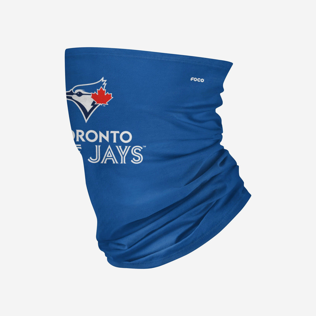 Toronto Blue Jays Team Logo Stitched Gaiter Scarf FOCO - FOCO.com