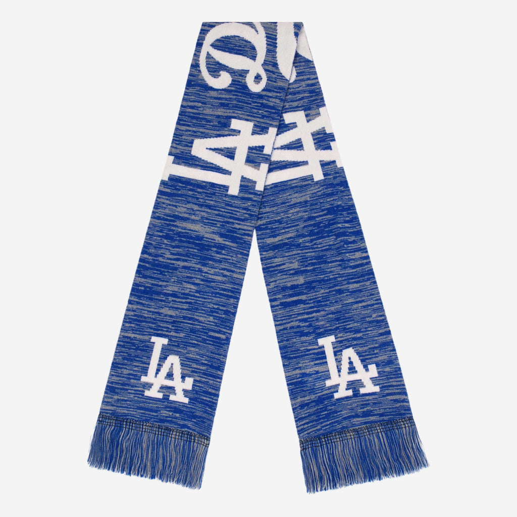 Los Angeles Dodgers Wordmark Big Logo Colorblend Scarf FOCO - FOCO.com