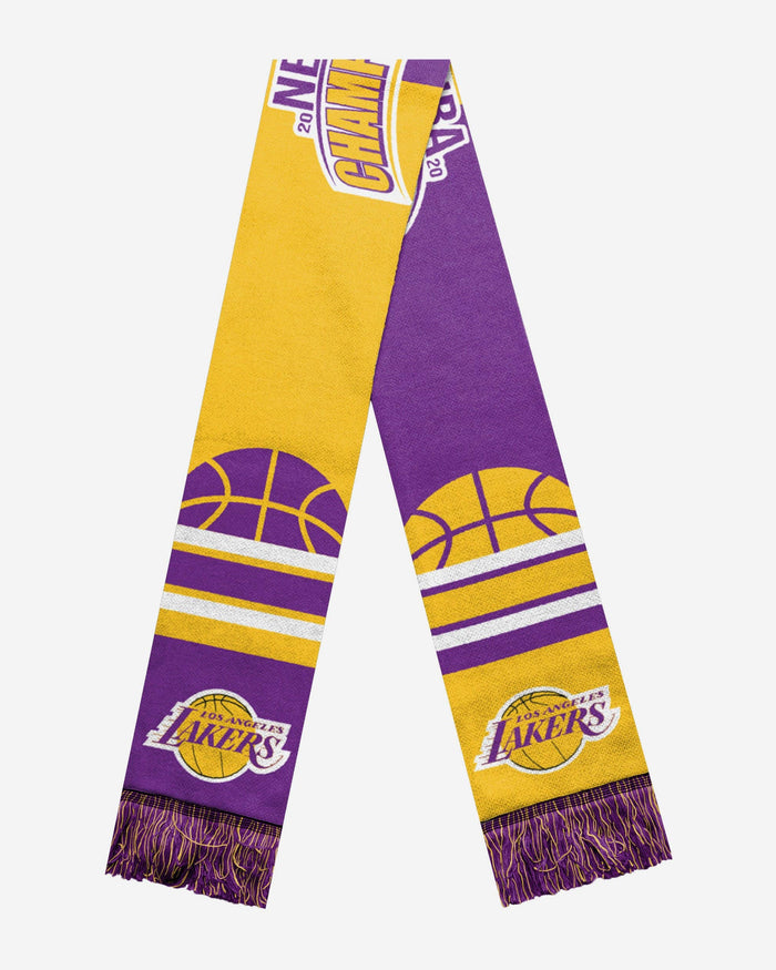 Los Angeles Lakers 2020 NBA Champions Acrylic Scarf FOCO - FOCO.com