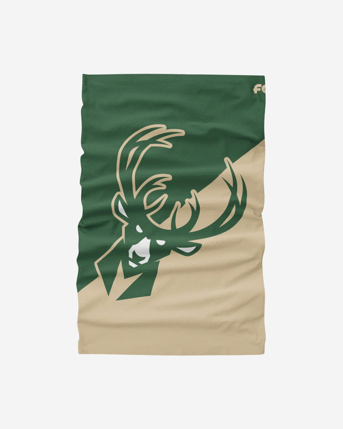 Milwaukee Bucks Big Logo Gaiter Scarf FOCO - FOCO.com