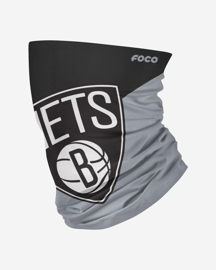 Brooklyn Nets Big Logo Gaiter Scarf FOCO Adult - FOCO.com