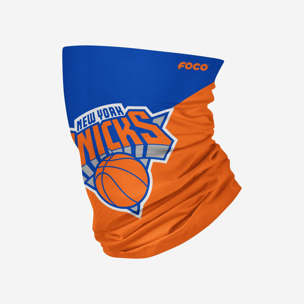 New York Knicks Big Logo Gaiter Scarf FOCO Adult - FOCO.com