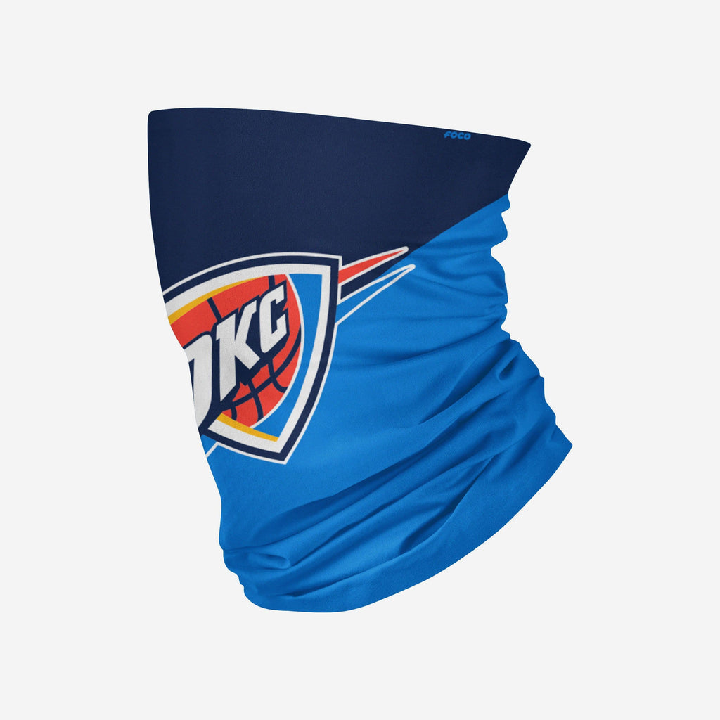 Oklahoma City Thunder Big Logo Gaiter Scarf FOCO Adult - FOCO.com