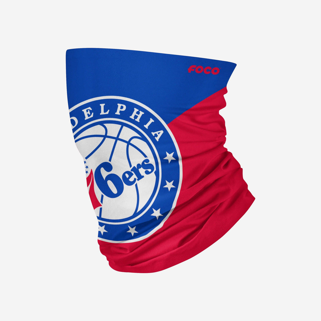 Philadelphia 76ers Big Logo Gaiter Scarf FOCO Adult - FOCO.com