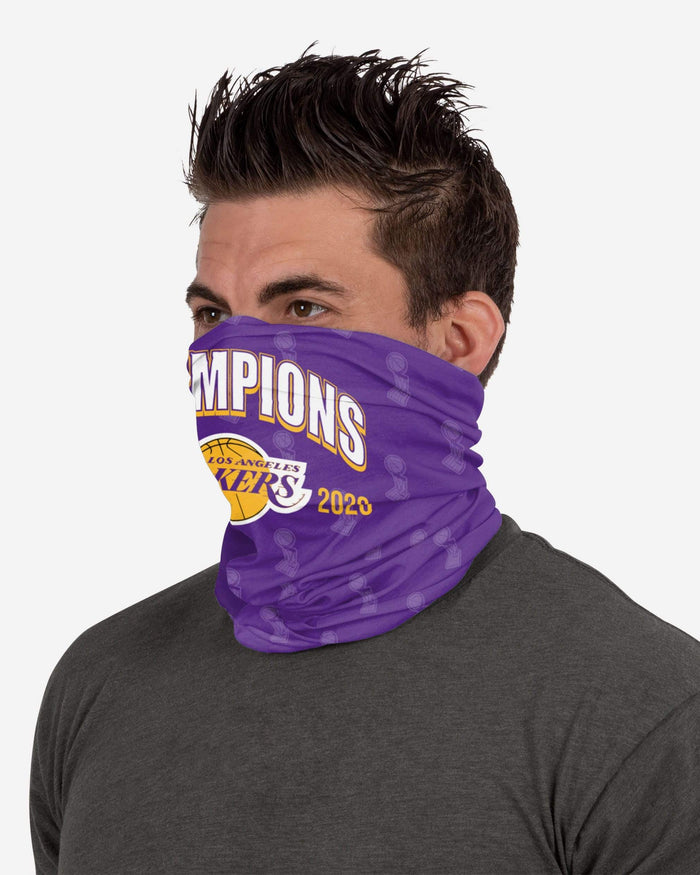 Los Angeles Lakers 2020 NBA Champions Gaiter Scarf FOCO - FOCO.com