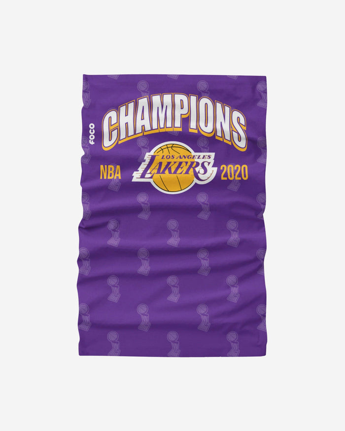 Los Angeles Lakers 2020 NBA Champions Gaiter Scarf FOCO - FOCO.com