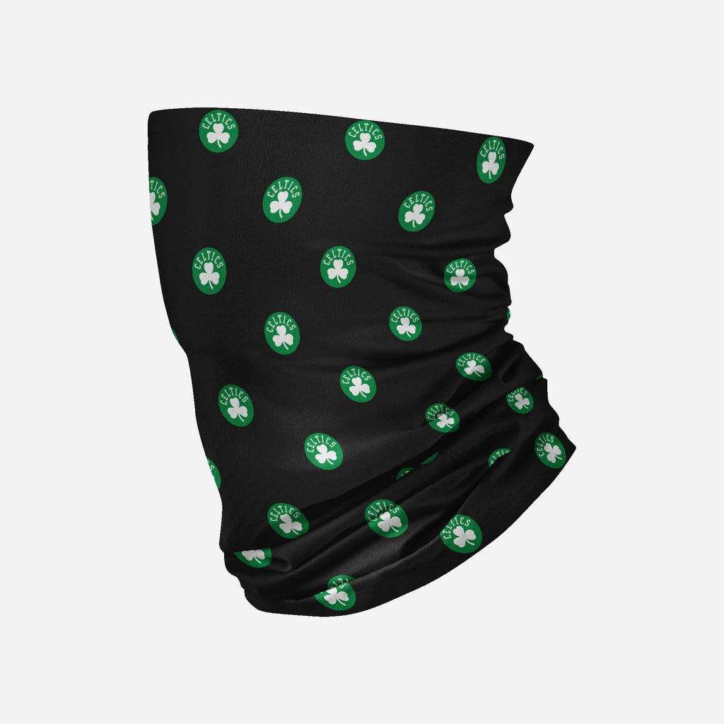 Boston Celtics Mini Print Logo Gaiter Scarf FOCO - FOCO.com