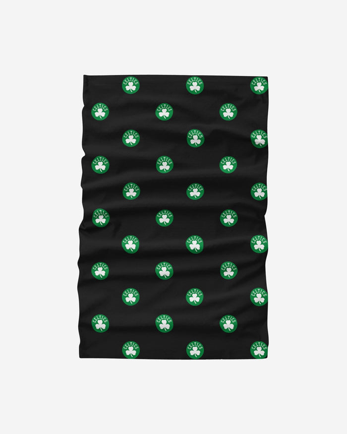 Boston Celtics Mini Print Logo Gaiter Scarf FOCO - FOCO.com