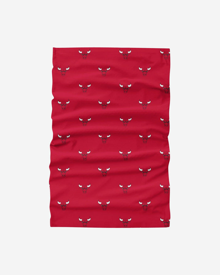 Chicago Bulls Mini Print Logo Gaiter Scarf FOCO - FOCO.com