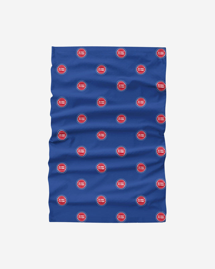 Detroit Pistons Mini Print Logo Gaiter Scarf FOCO - FOCO.com