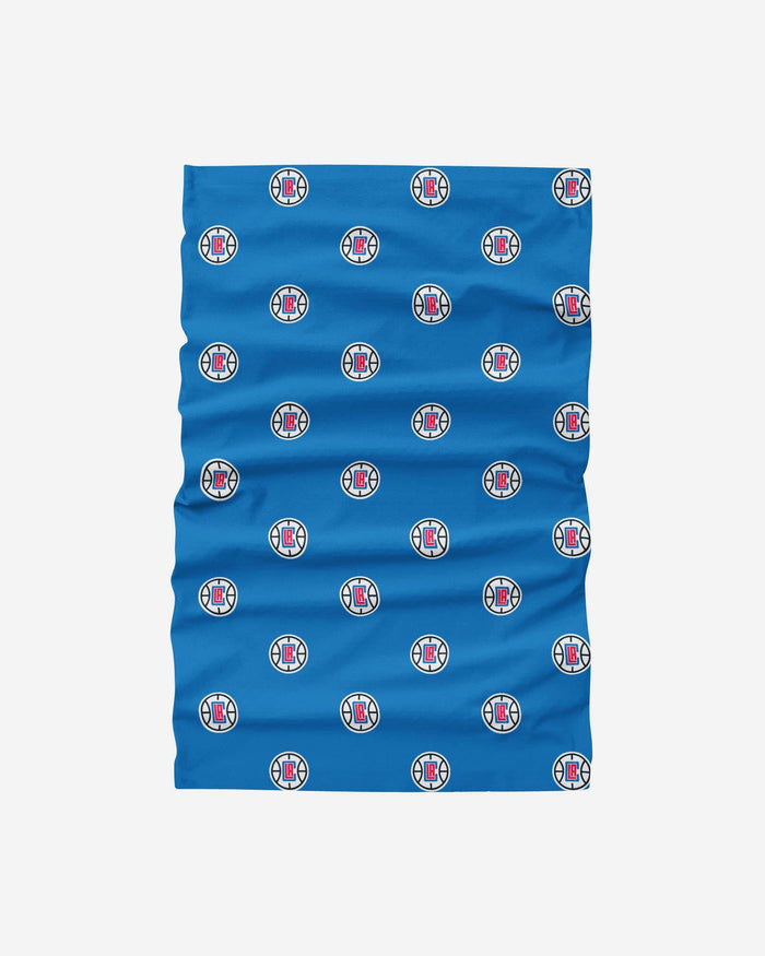 Los Angeles Clippers Mini Print Logo Gaiter Scarf FOCO - FOCO.com