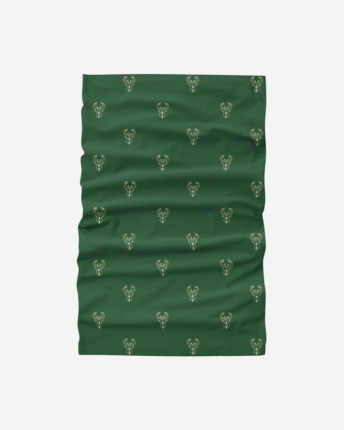 Milwaukee Bucks Mini Print Logo Gaiter Scarf FOCO - FOCO.com