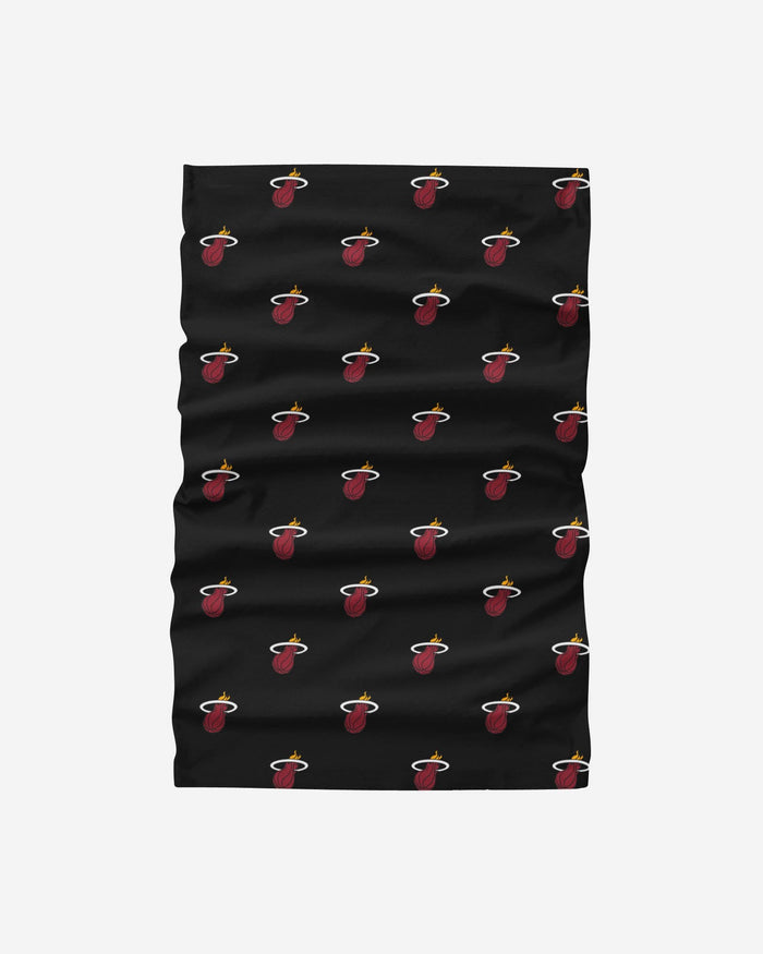 Miami Heat Mini Print Logo Gaiter Scarf FOCO - FOCO.com