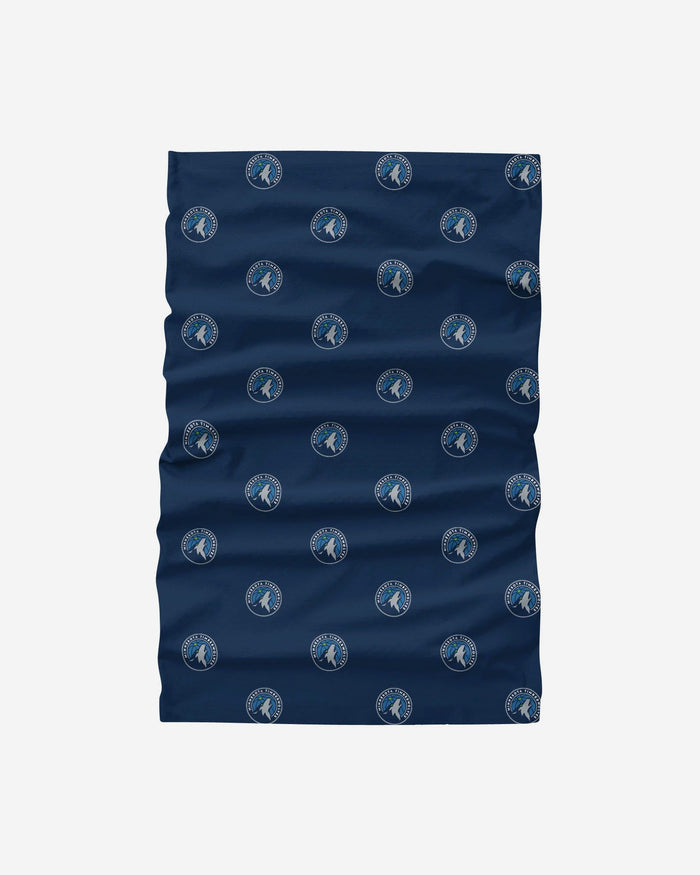 Minnesota Timberwolves Mini Print Logo Gaiter Scarf FOCO - FOCO.com